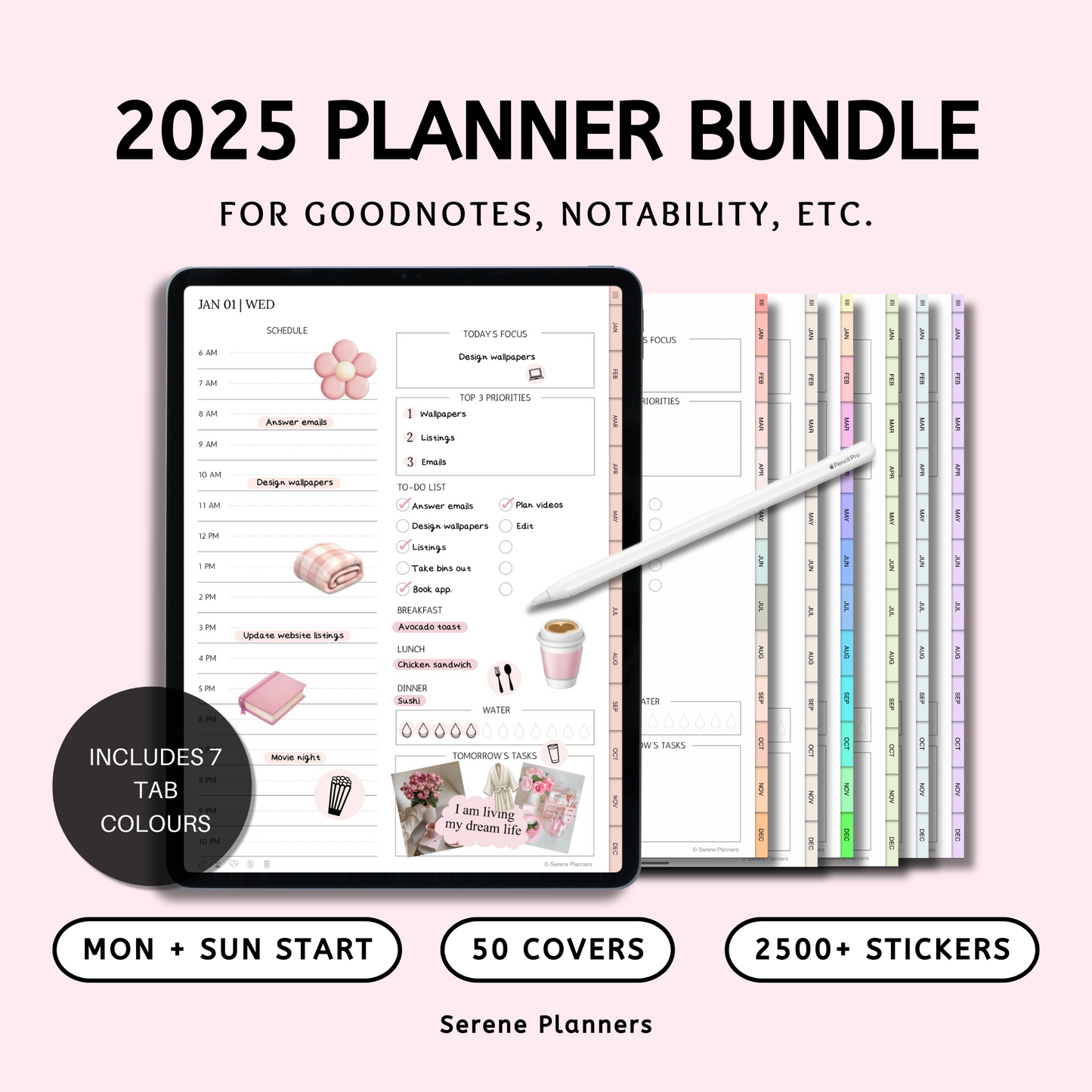 2025 Digital Planner Bundle