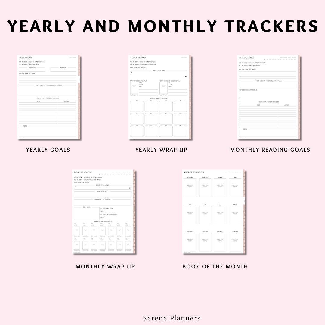 Pink Reading Journal
