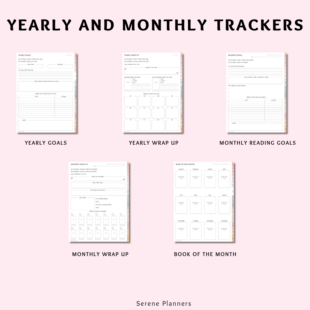 Digital Reading Journal Bundle