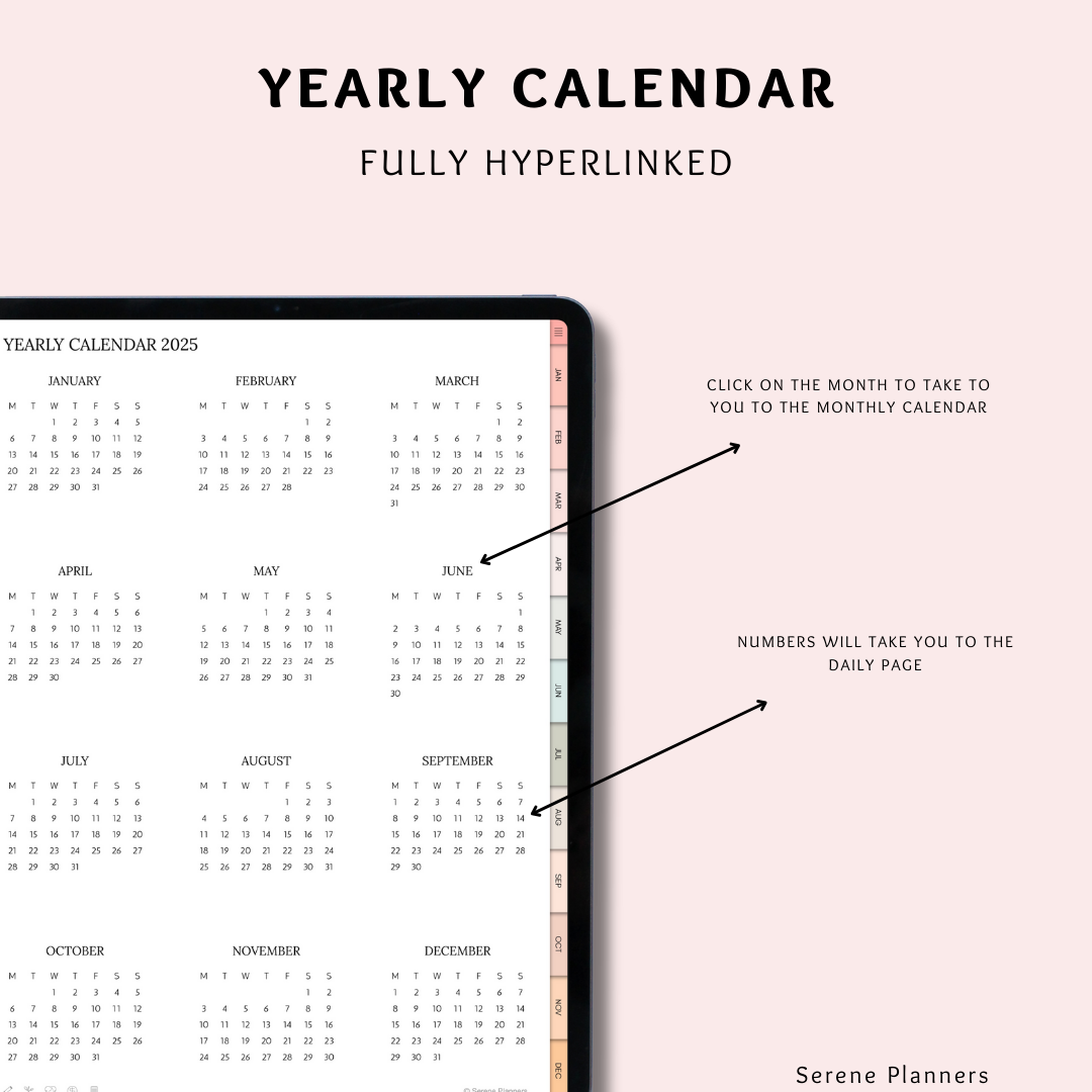 2025 Essential Planner - Pastel