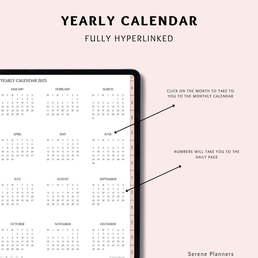 2025 Essential Planner - Pink