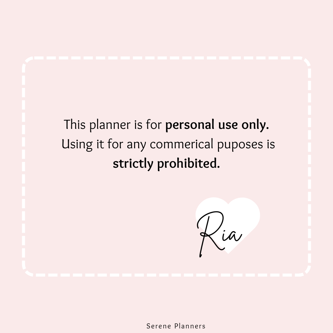 2025 Essential Planner - Pink