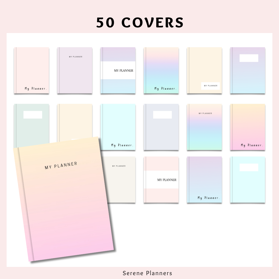 2025 Minimalistic Planner - Pastel