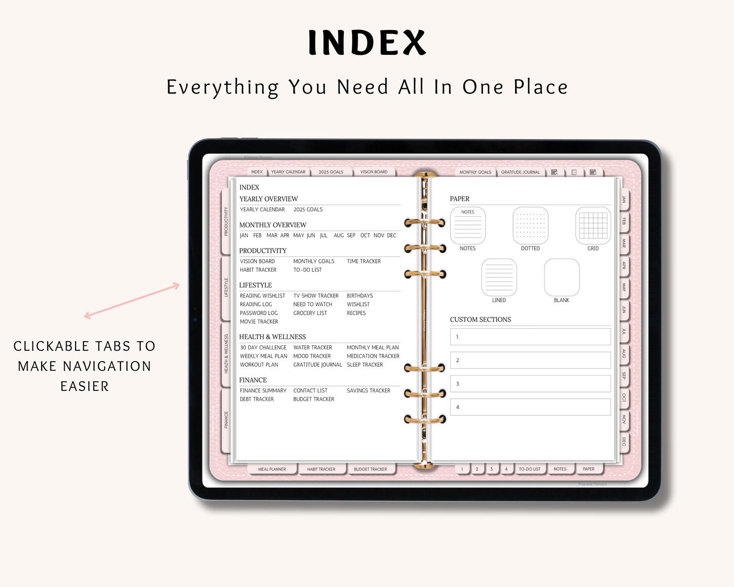 2025 Serenity Planner