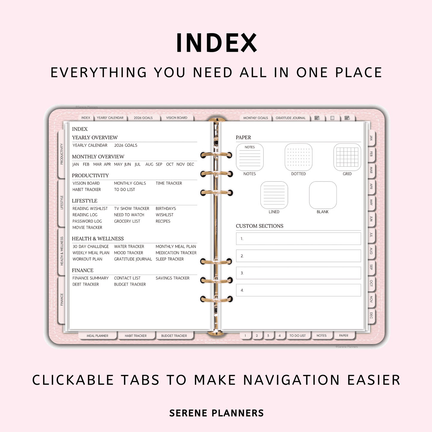 2026 Serenity Planner