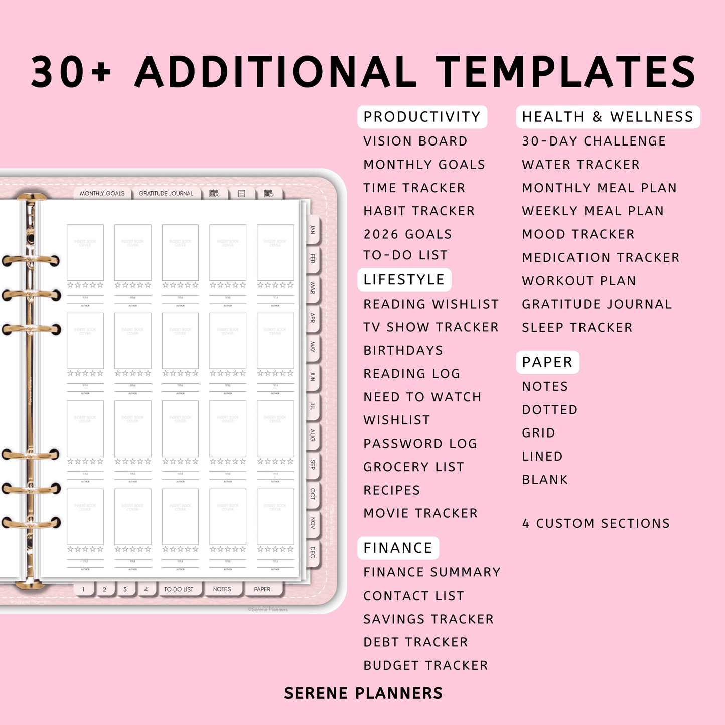2026 Serenity Planner