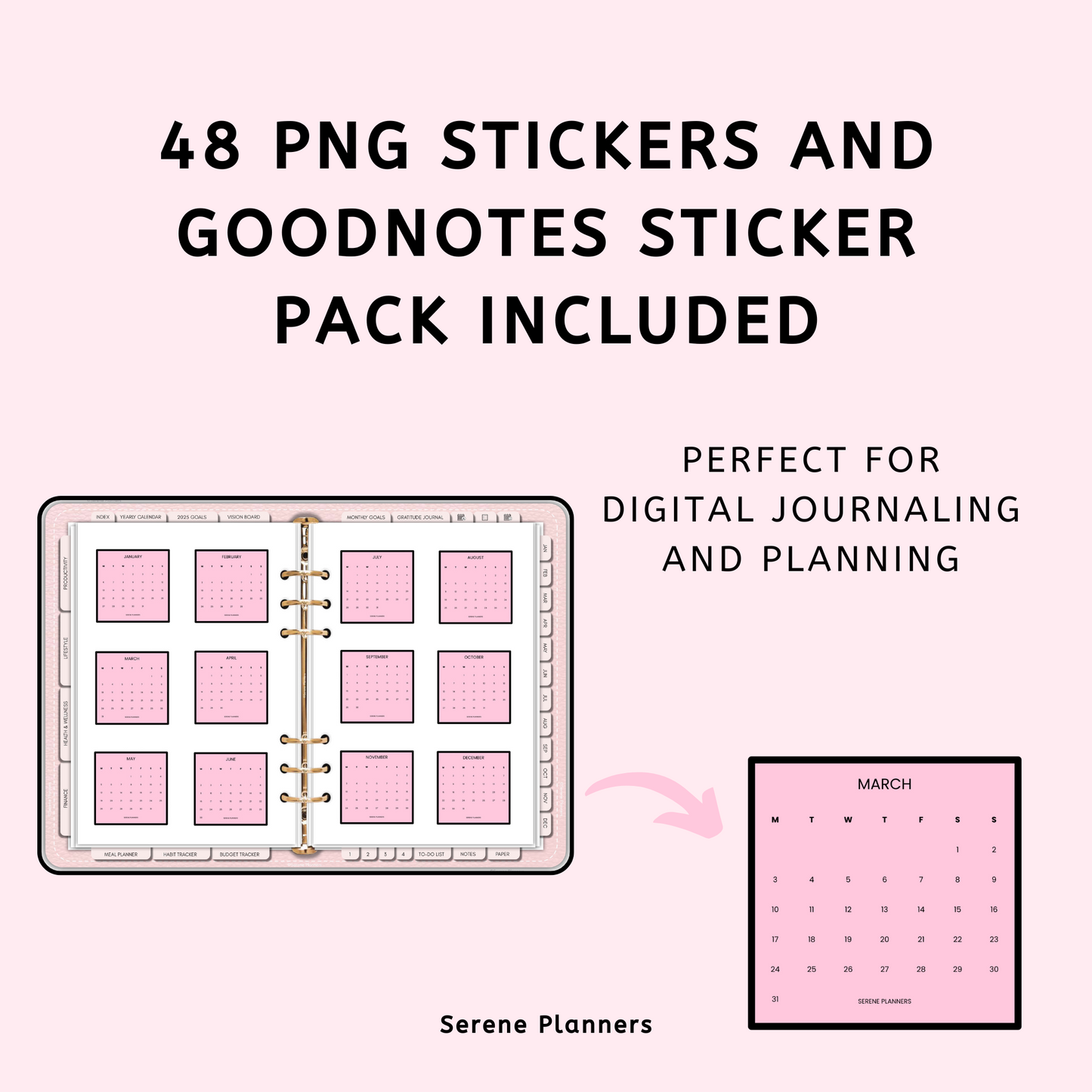 2025 Calendar Stickers