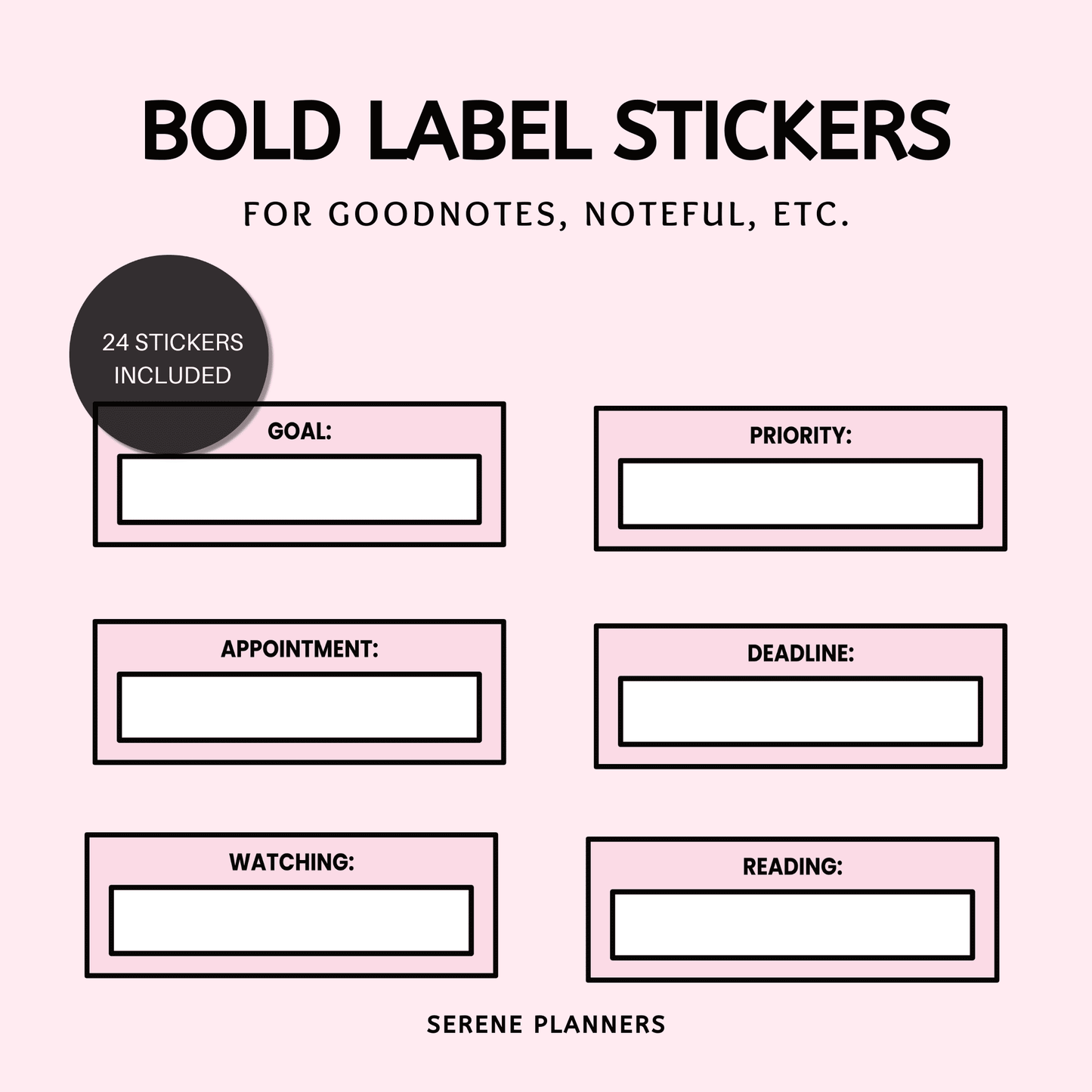 Bold Label Stickers