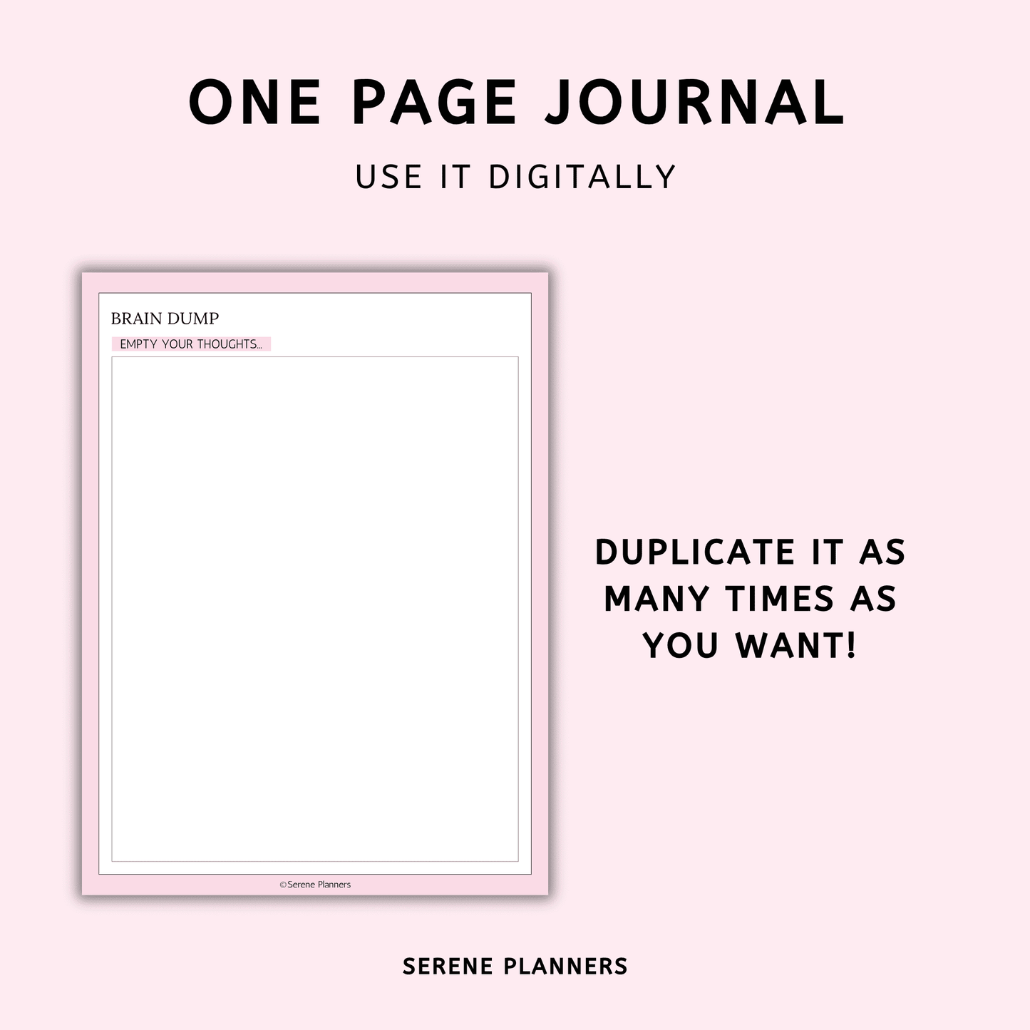 Brain Dump Journal