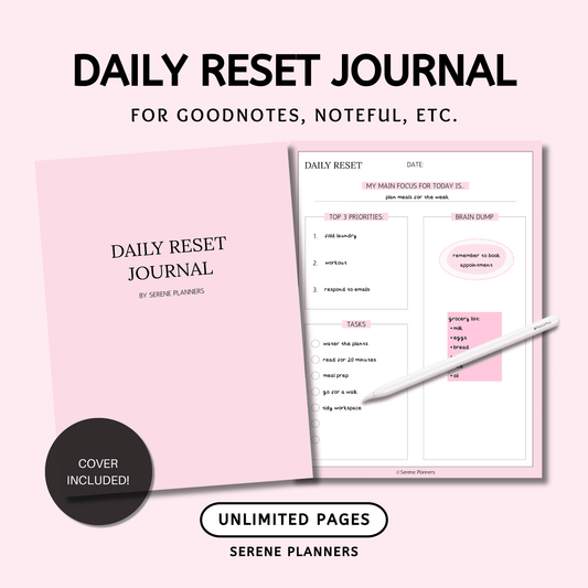 Daily Reset Journal