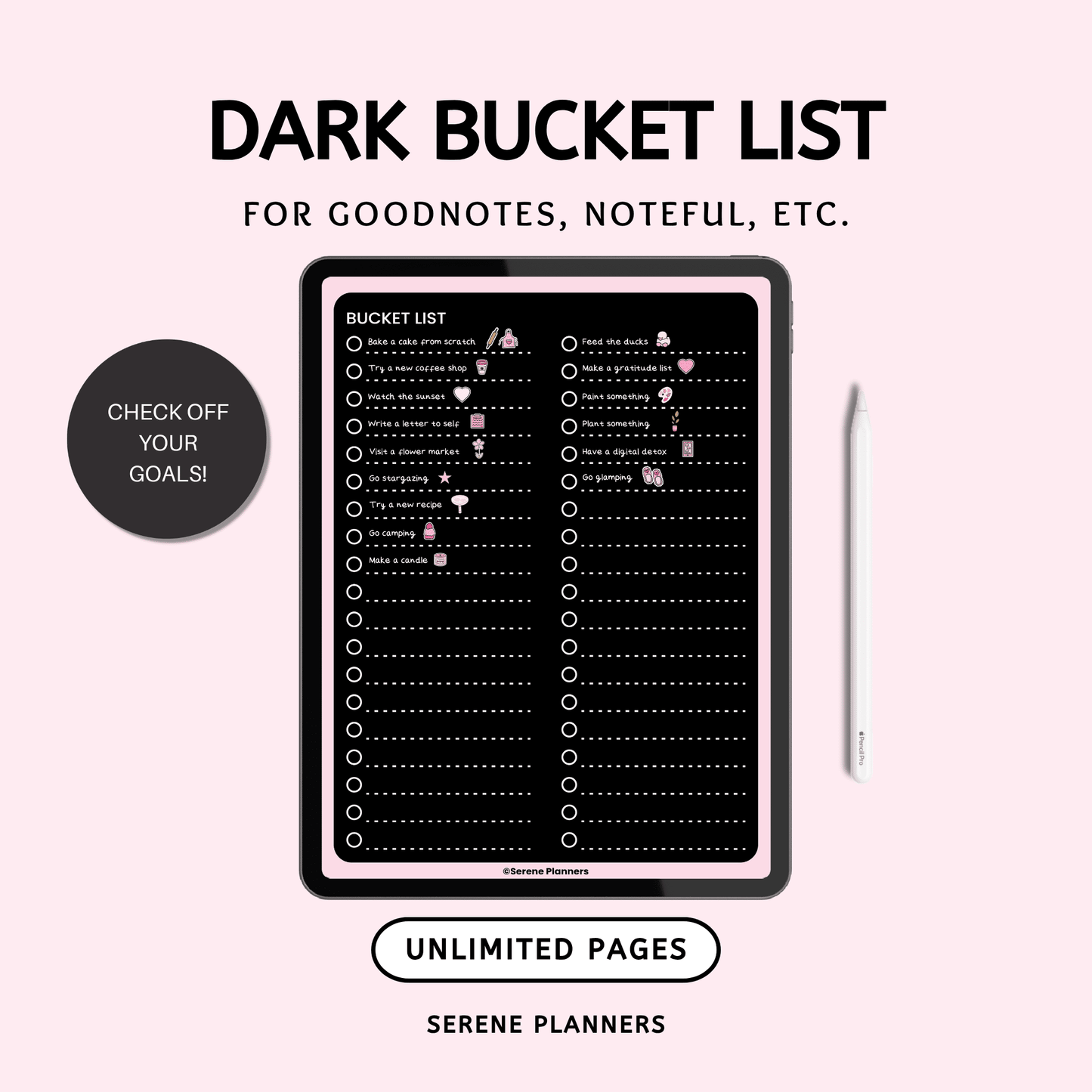 Dark Bucket List