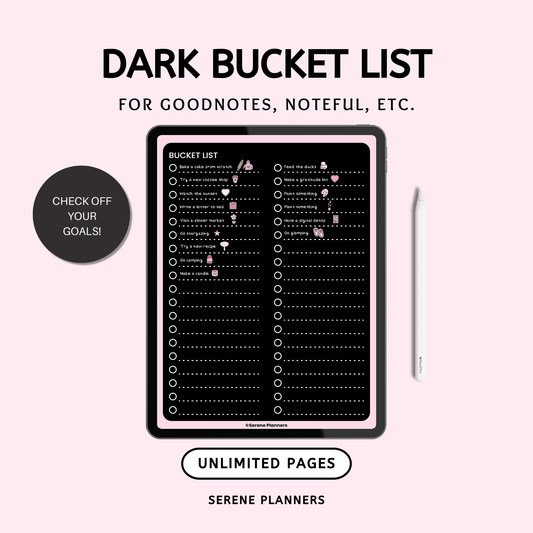 Dark Bucket List