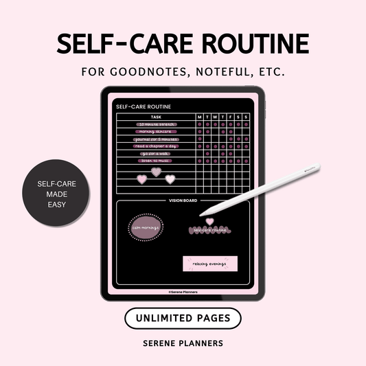 Dark Self-Care Routine