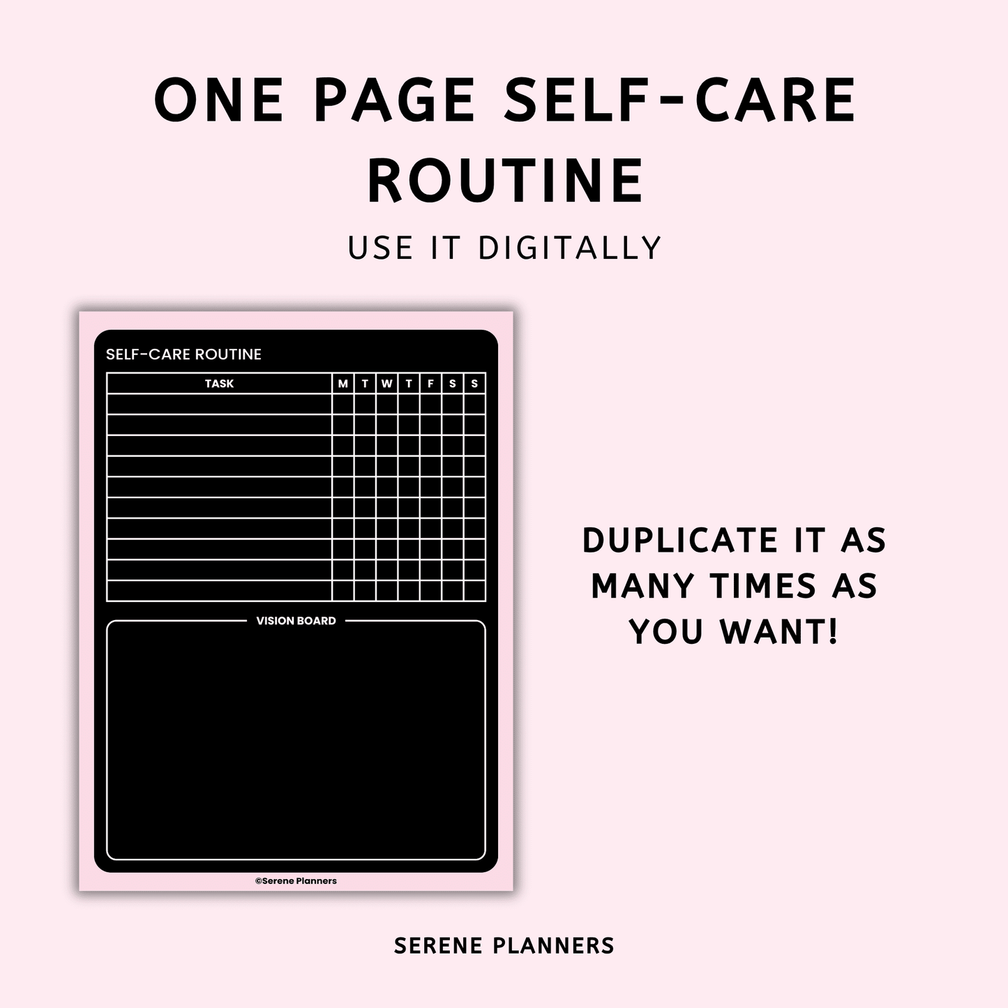 Dark Self-Care Routine