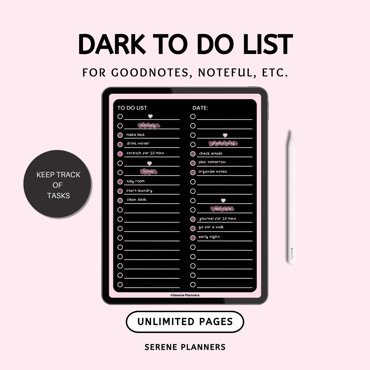 Dark To Do List