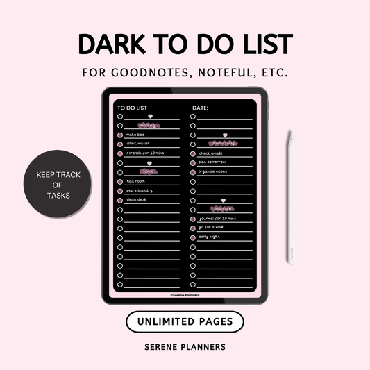 Dark To Do List