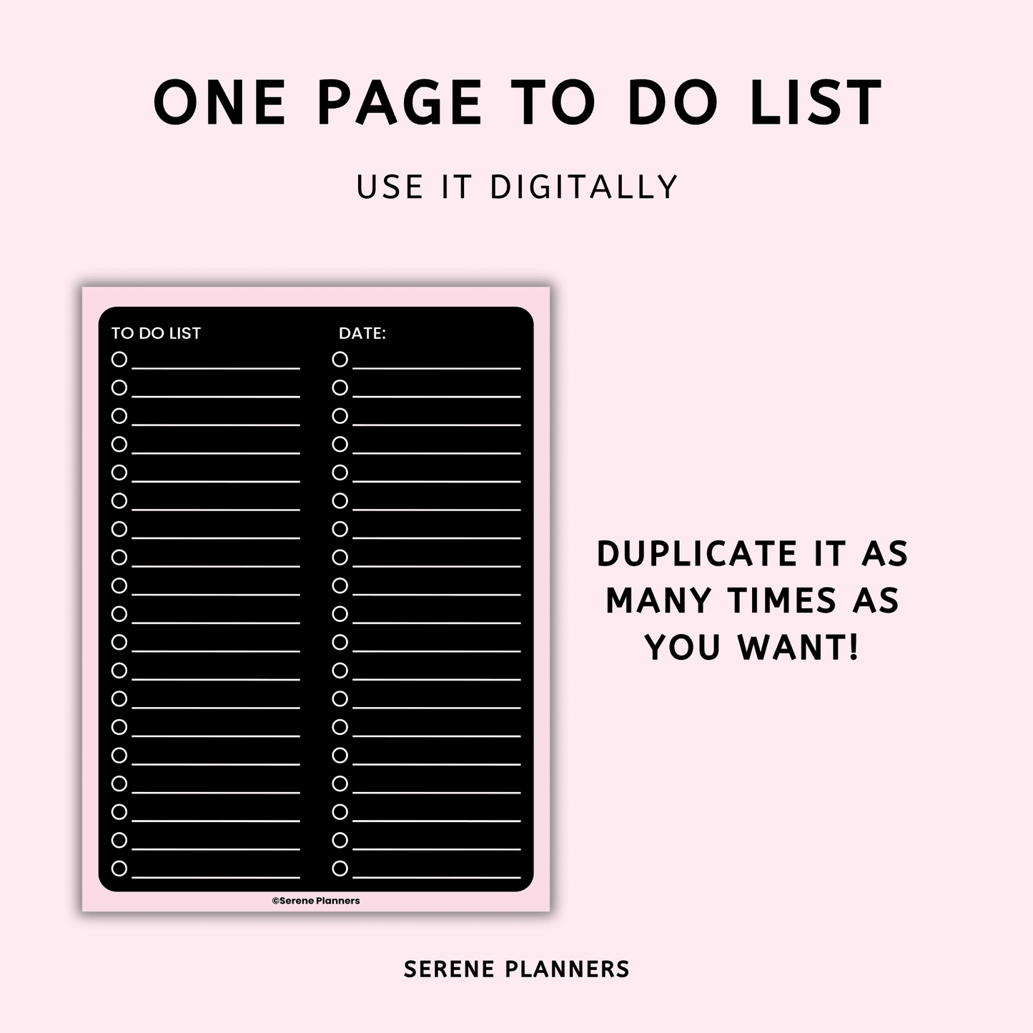 Dark To Do List