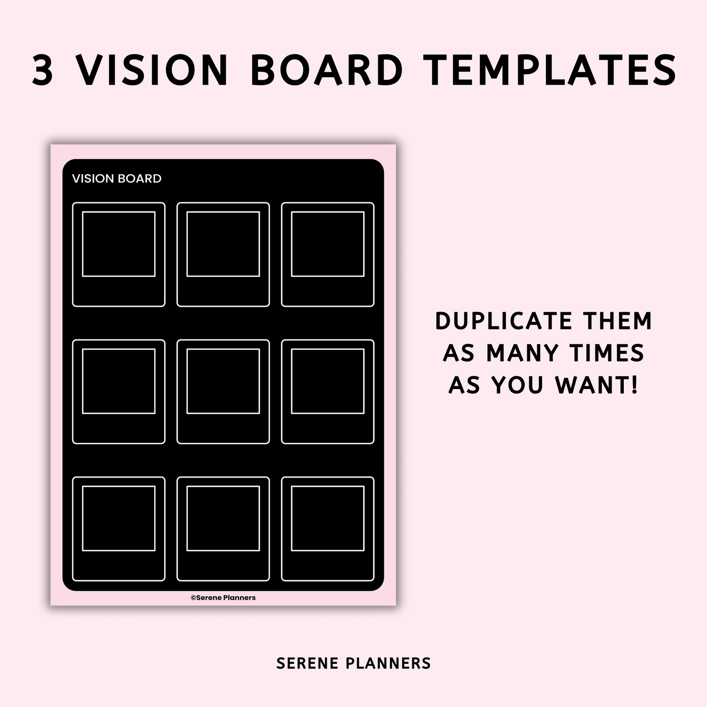 Dark Digital Vision Boards