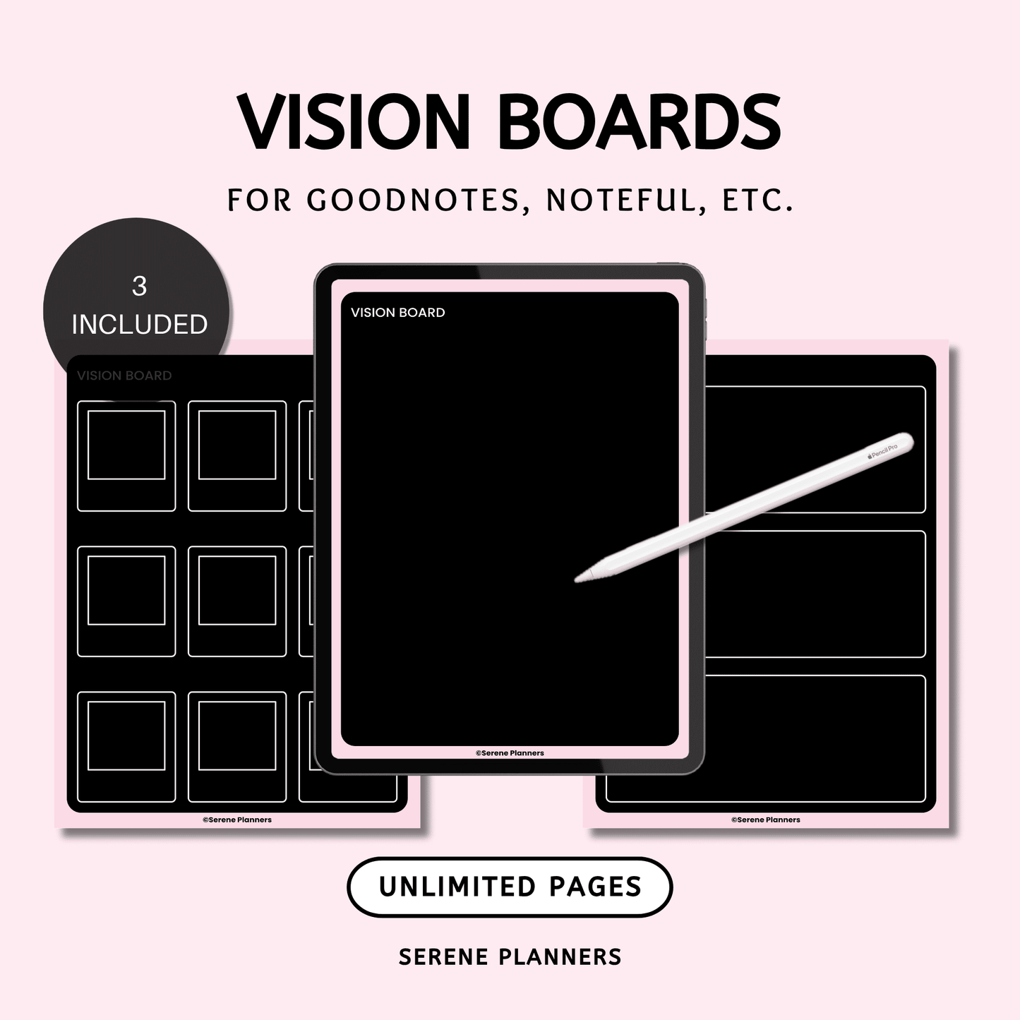 Dark Digital Vision Boards