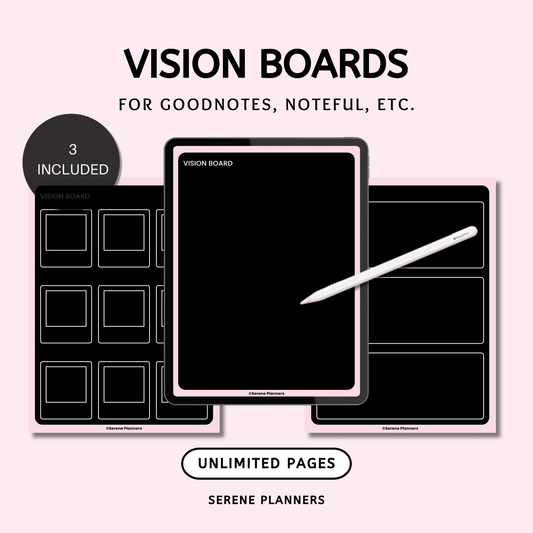 Dark Digital Vision Boards