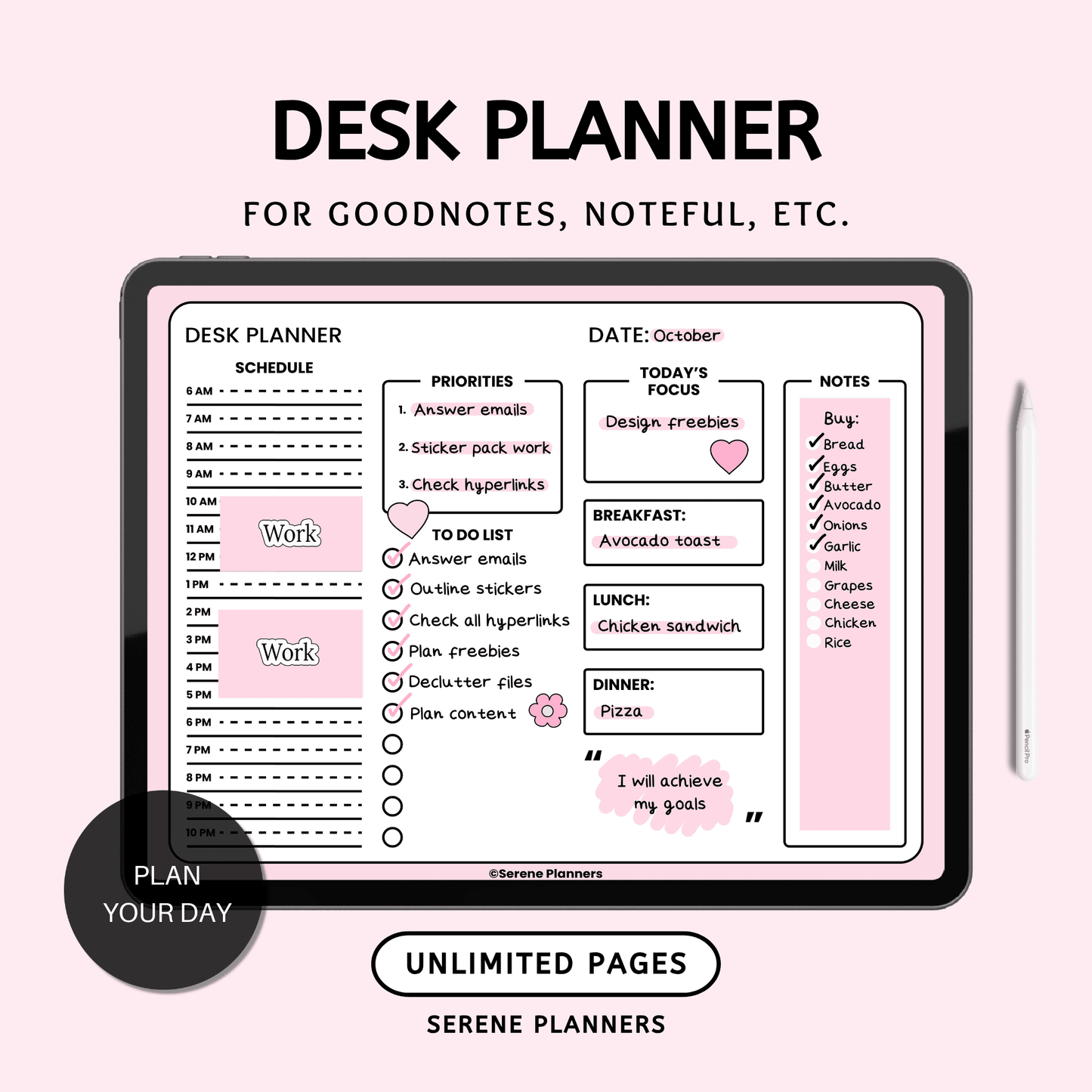 Desk Planner