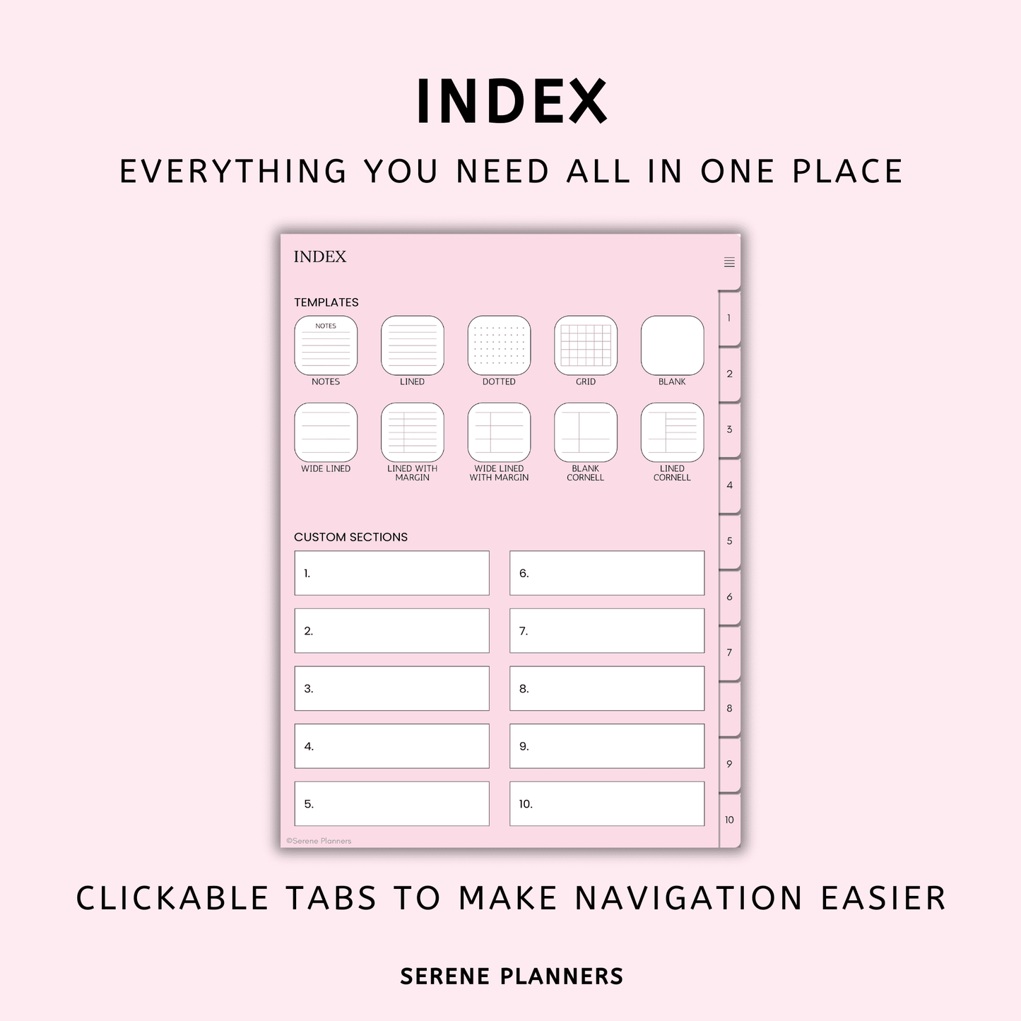 Pink Digital Notebook
