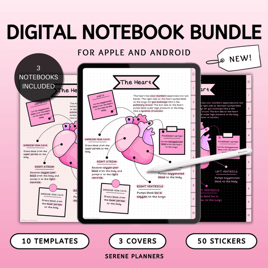 Digital Notebool Digital Notebook – Serene Planners