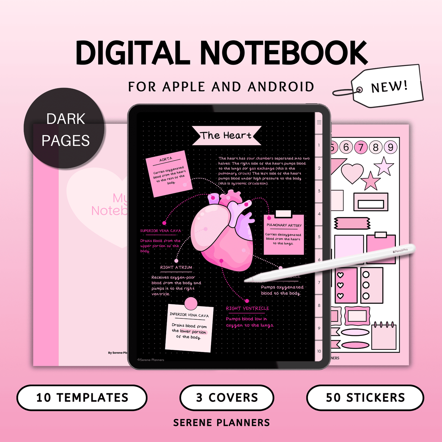 Dark Digital Notebook