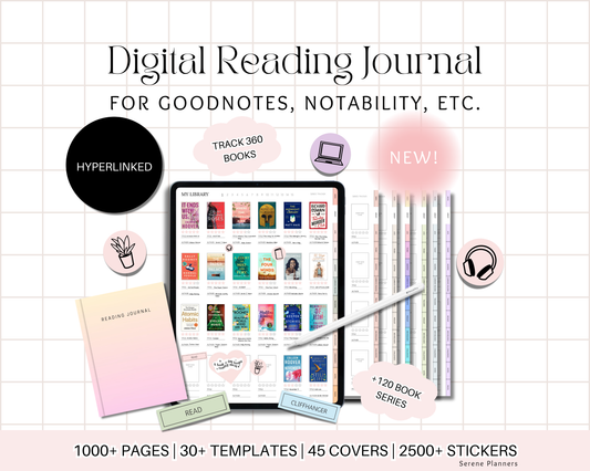 Digital Reading Journal Bundle