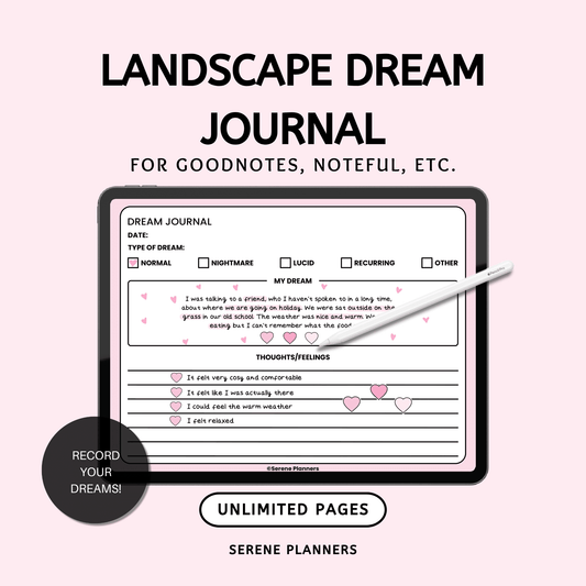 Landscape Dream Journal