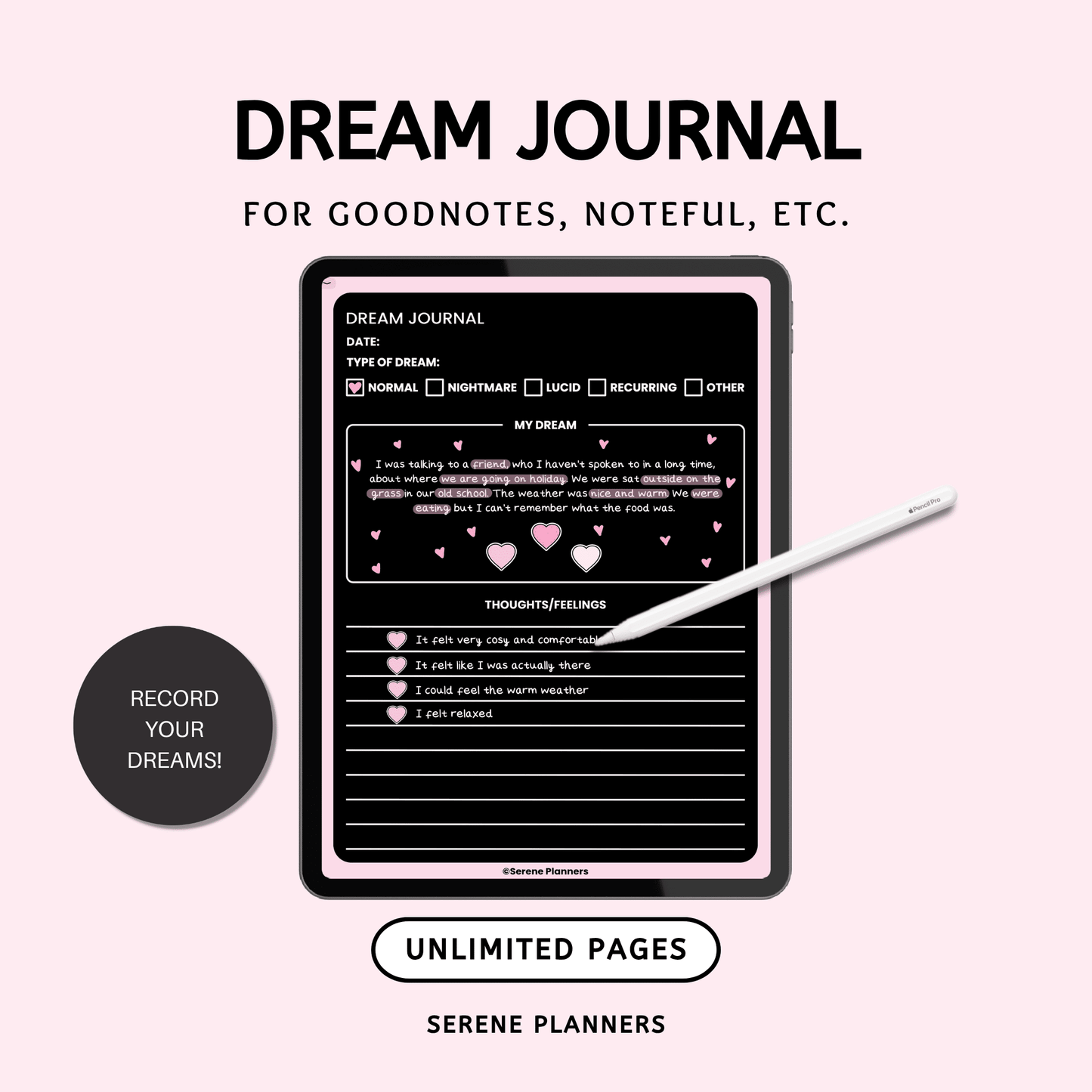 Dark Dream Journal