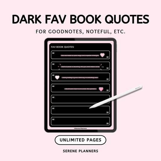 Dark Fav Book Quotes