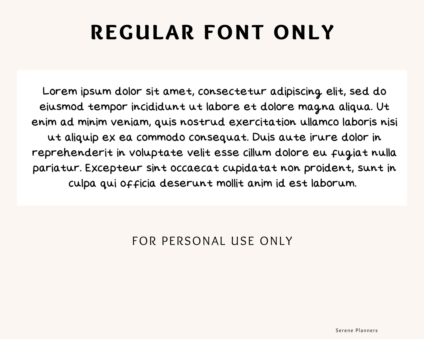 Ria’s Handwriting Font