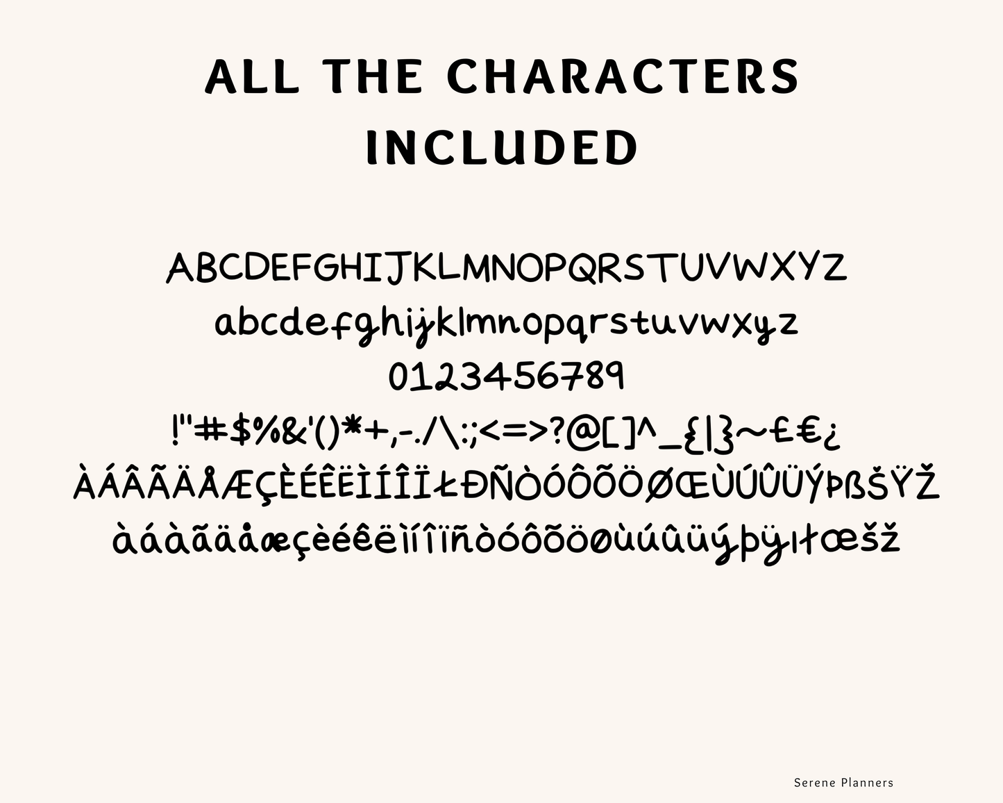 Ria’s Handwriting Font