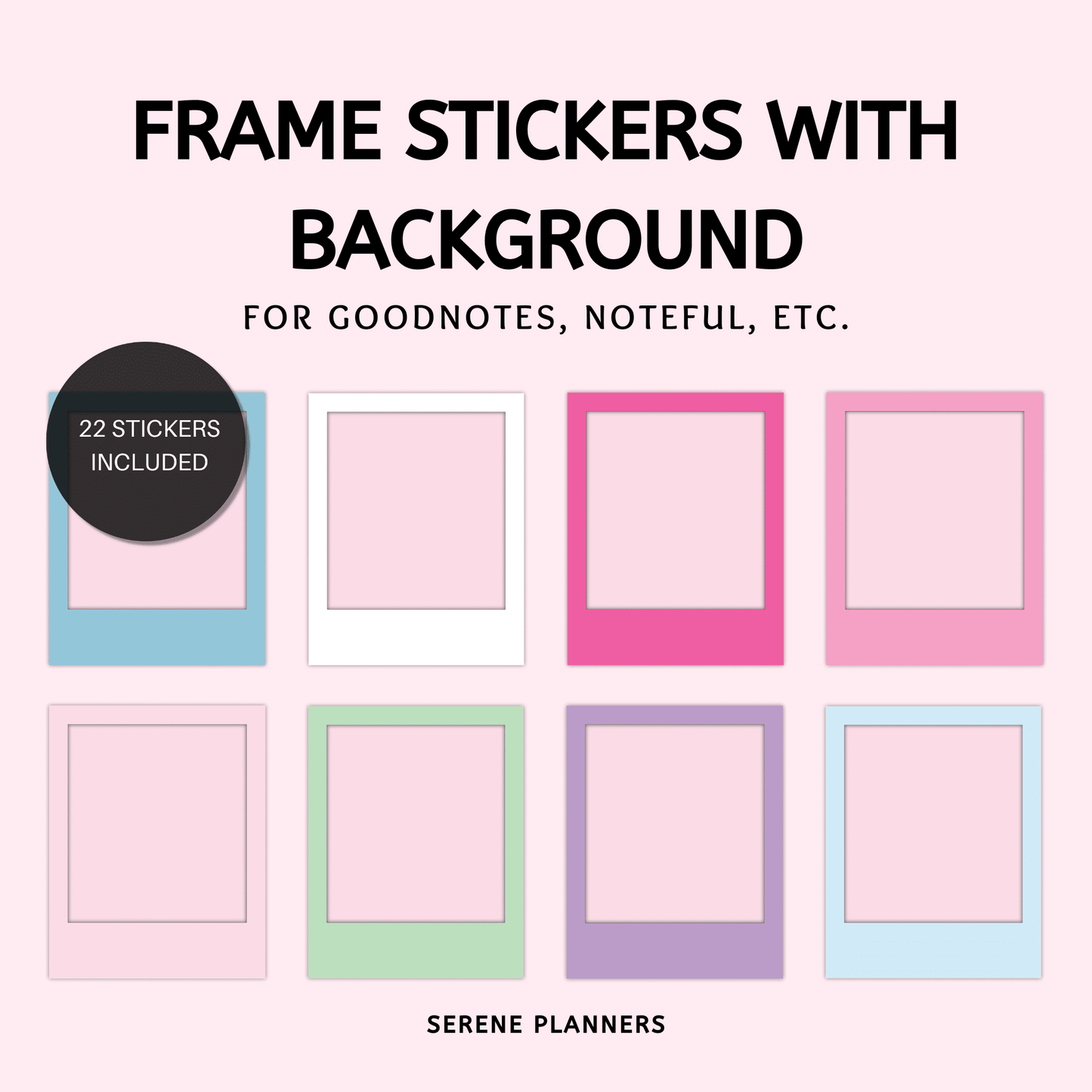 Frame Stickers with Background