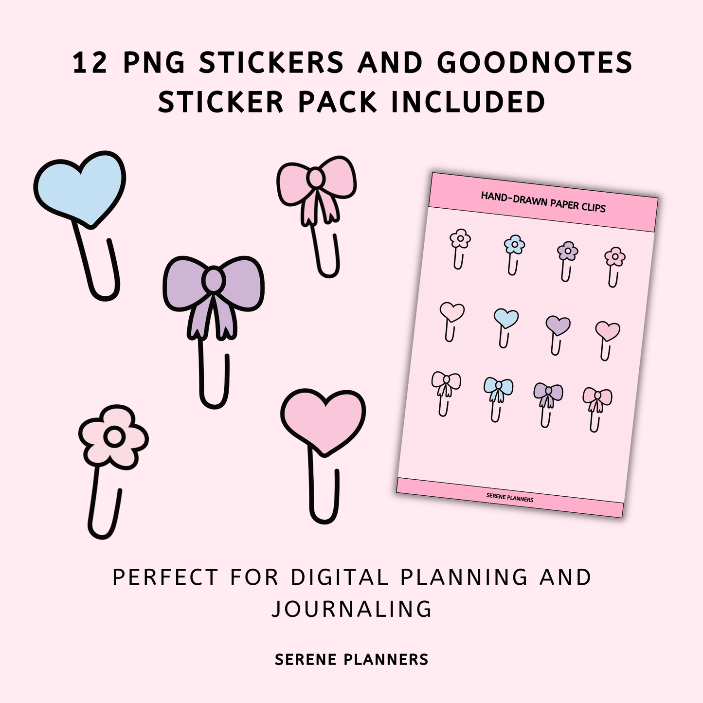 Hand-Drawn Paper Clips