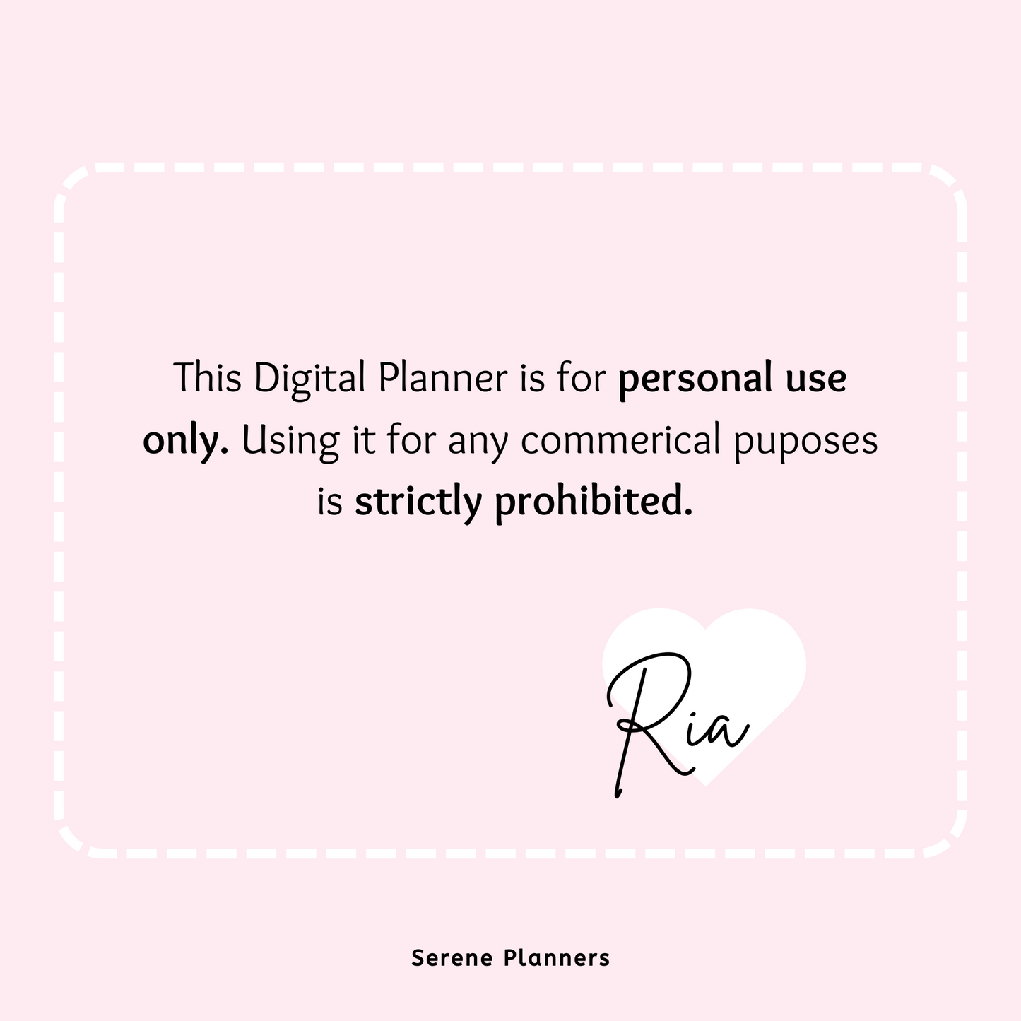 2025 Serenity Planner