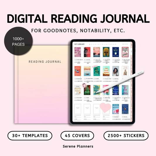 Pink Reading Journal