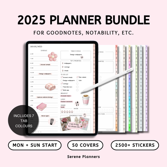 2025 Digital Planner Bundle