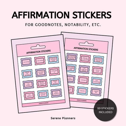 Affirmation Stickers