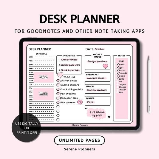 Desk Planner