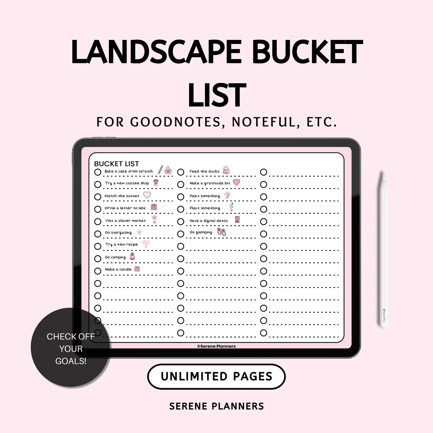 Landscape Bucket List