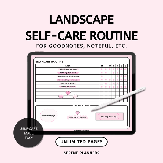Landscape Self-Care Routine