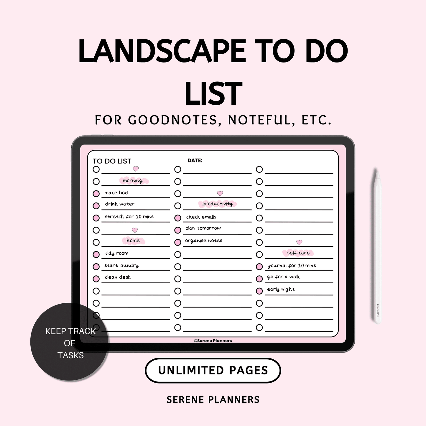 Landscape To Do List