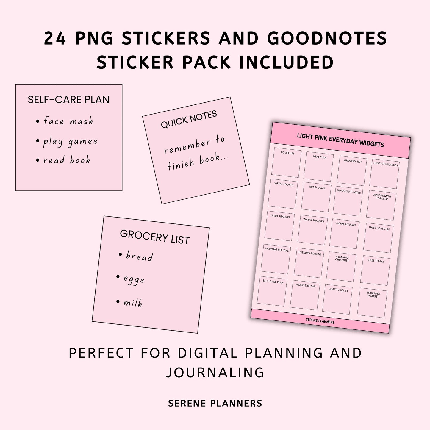 Light Pink Everyday Widgets