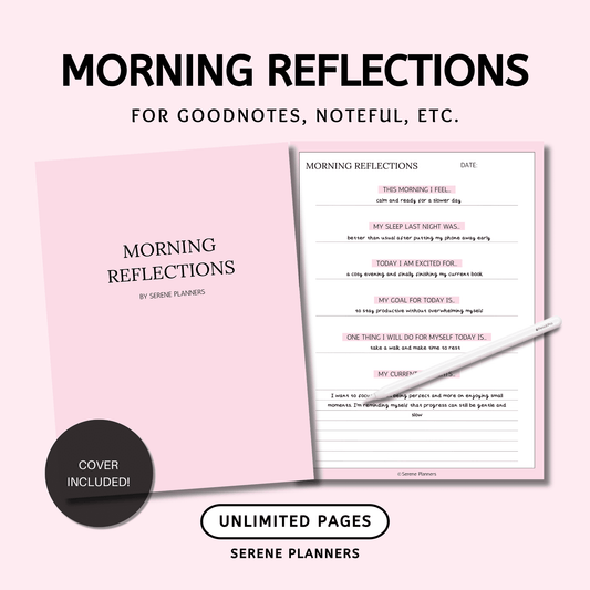 Morning Reflections Journal