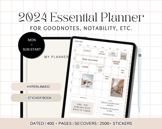 2024 Essential Planner - Neutral