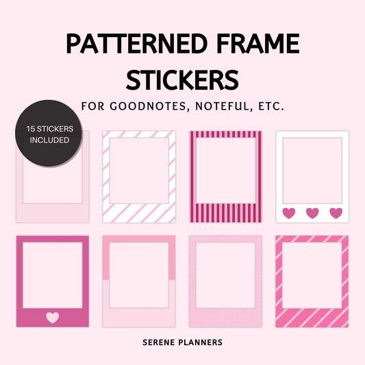 Patterned Frame Stickers