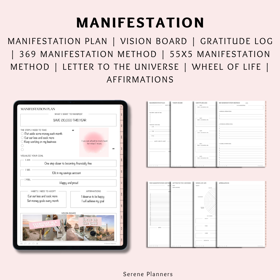 Manifestation Journal - Pink