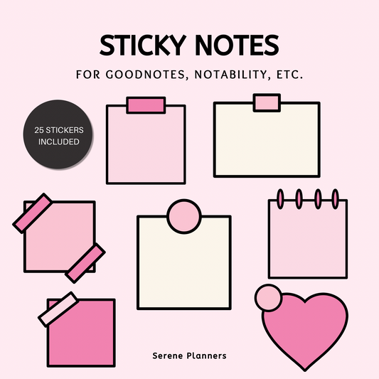 Sti Note digital sti – Serene Planners